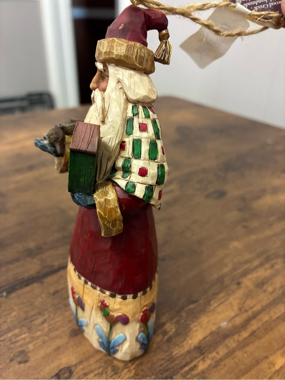 Jim Shore Heartwood Creek Santa with Birds/Birdhouse Ornament - Picture 7 of 10